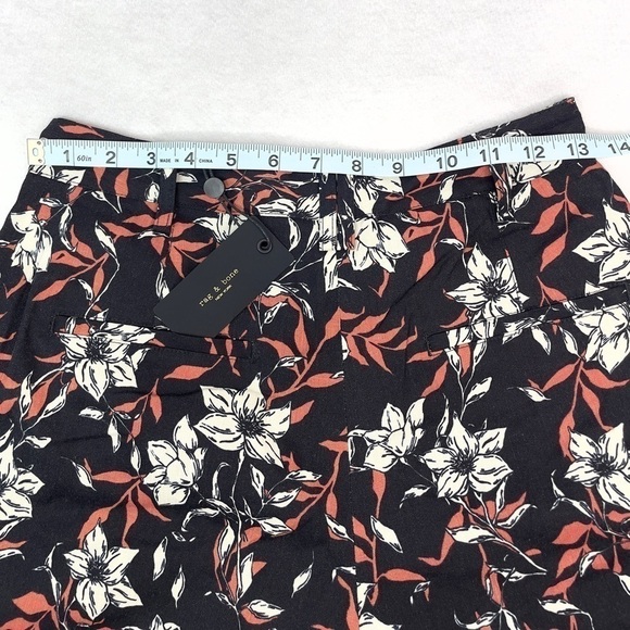 NWT Rag & Bone Ivy Printed Linen Shorts Size 0 - Picture 15 of 15